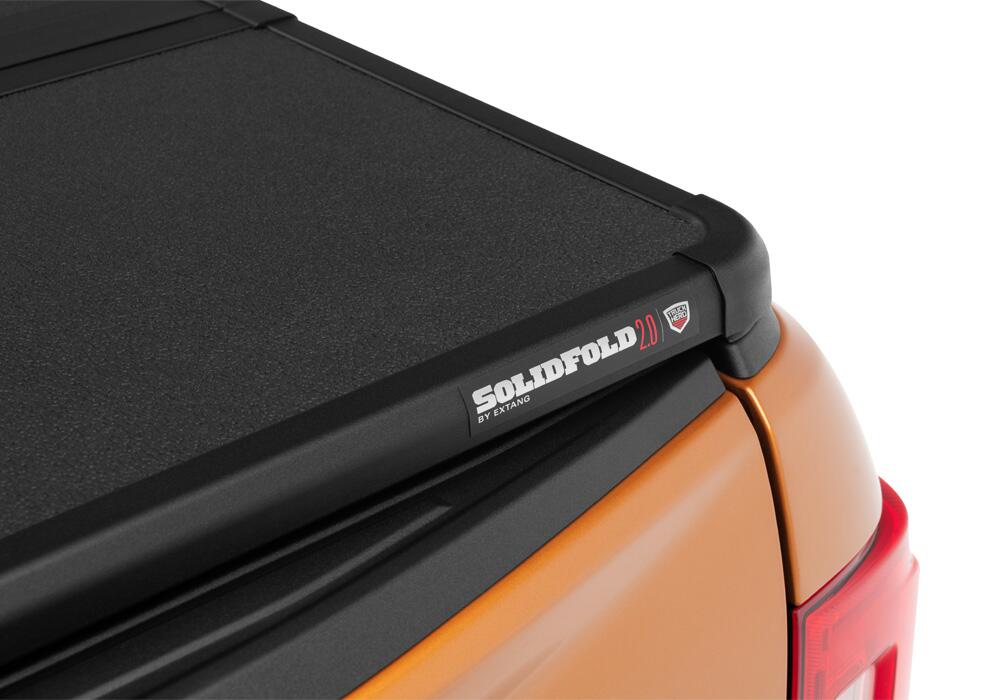 Solid Fold 2.0 Tonneau Cover Black Textured Paint 2019-2023 Ford Ranger 6' Bed Extang