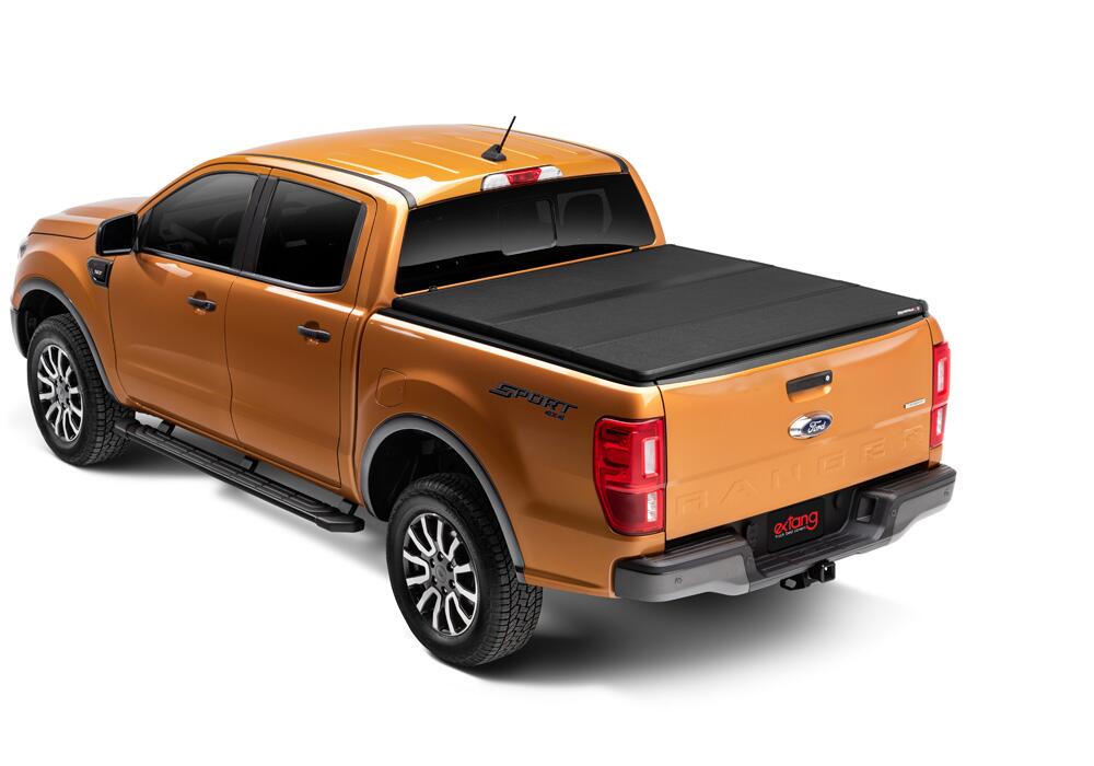 Solid Fold 2.0 Tonneau Cover Black Textured Paint 2019-2023 Ford Ranger 6' Bed Extang