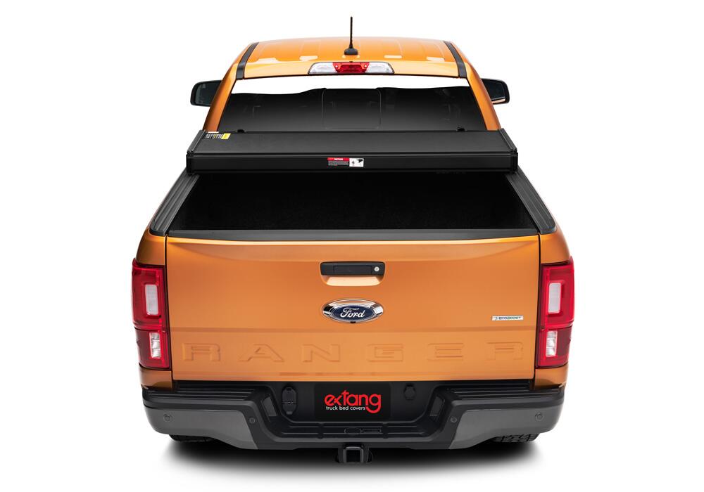 Solid Fold 2.0 Tonneau Cover Black Textured Paint 2019-2023 Ford Ranger 6' Bed Extang