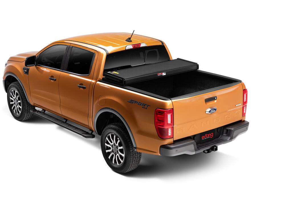 Solid Fold 2.0 Tonneau Cover Black Textured Paint 2019-2023 Ford Ranger 6' Bed Extang