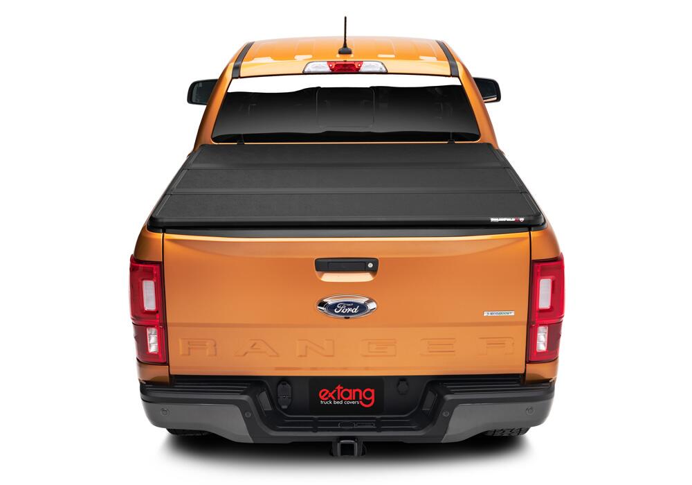 Solid Fold 2.0 Tonneau Cover Black Textured Paint 2019-2023 Ford Ranger 6' Bed Extang