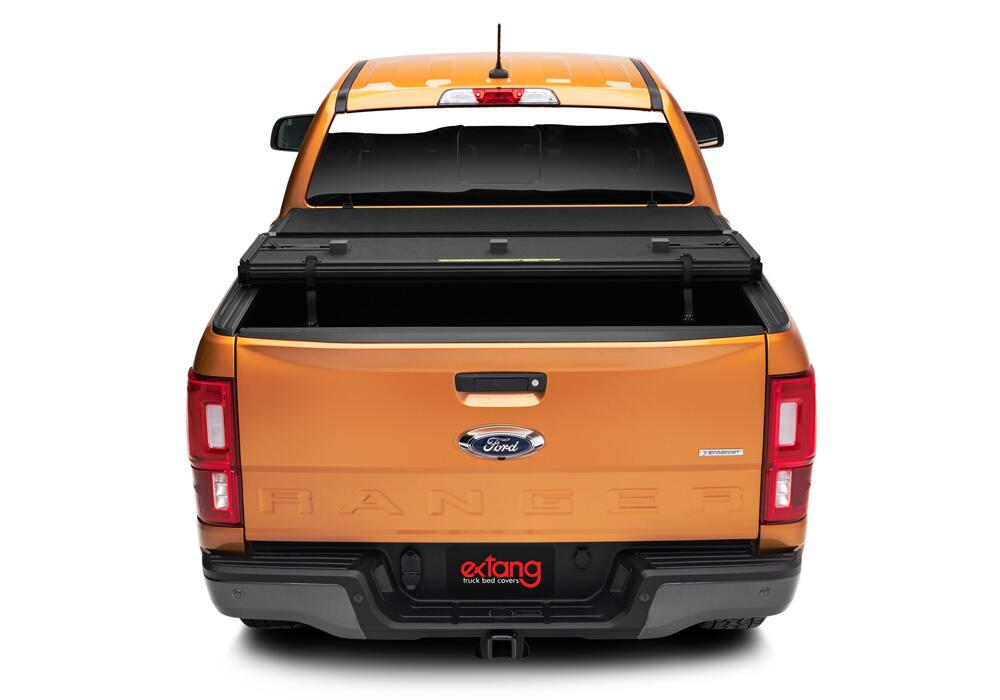 Solid Fold 2.0 Tonneau Cover Black Textured Paint 2019-2023 Ford Ranger 6' Bed Extang