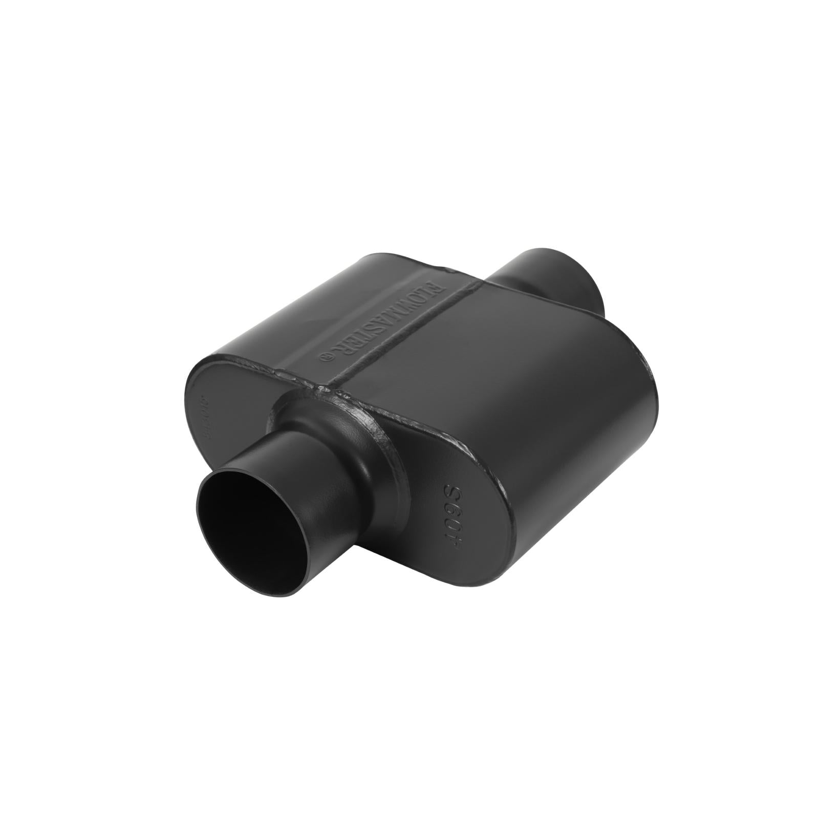 Super 10 Series Chambered Muffler Super 10 Series Stainless Steel- 3.00 Center In 3.00 Center Out Aggressive Sound Flowmaster
