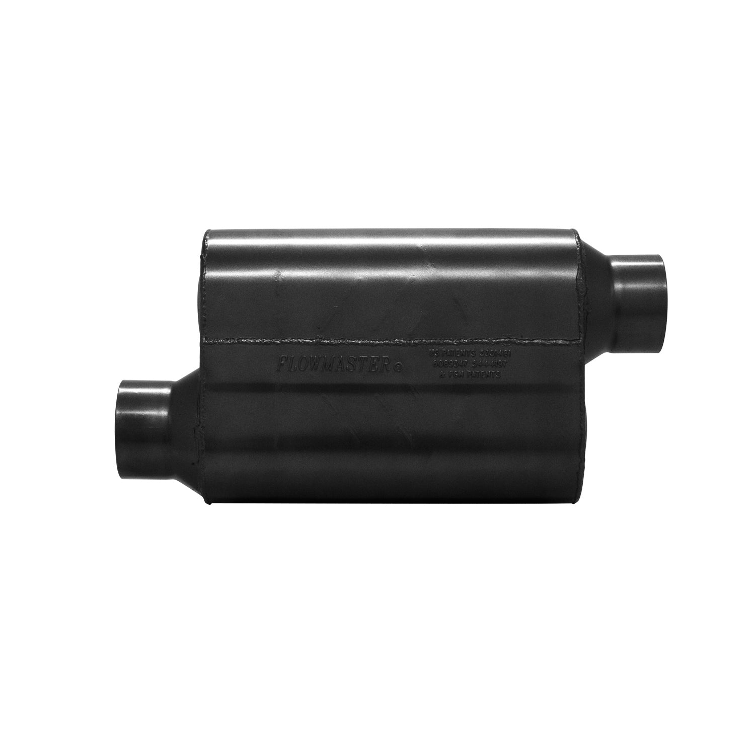 Super 40 Series Chambered Muffler Super 40 Stainless Steel 3.50 Offset In 3.50 Offset Out Aggressive Sound Flowmaster