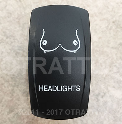 Switch, Rocker Headlights   