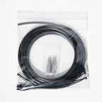 Replacement Manual Inflation Kit (16 Foot of 1/4 Inch air line, Qty 2 schrader inflation valves, Qty 16 zip ties) LogiQ Suspension
