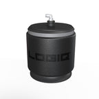 Replacement Air Spring (IQ-ASA-8347) with Elbow Fitting Installed LogiQ Suspension