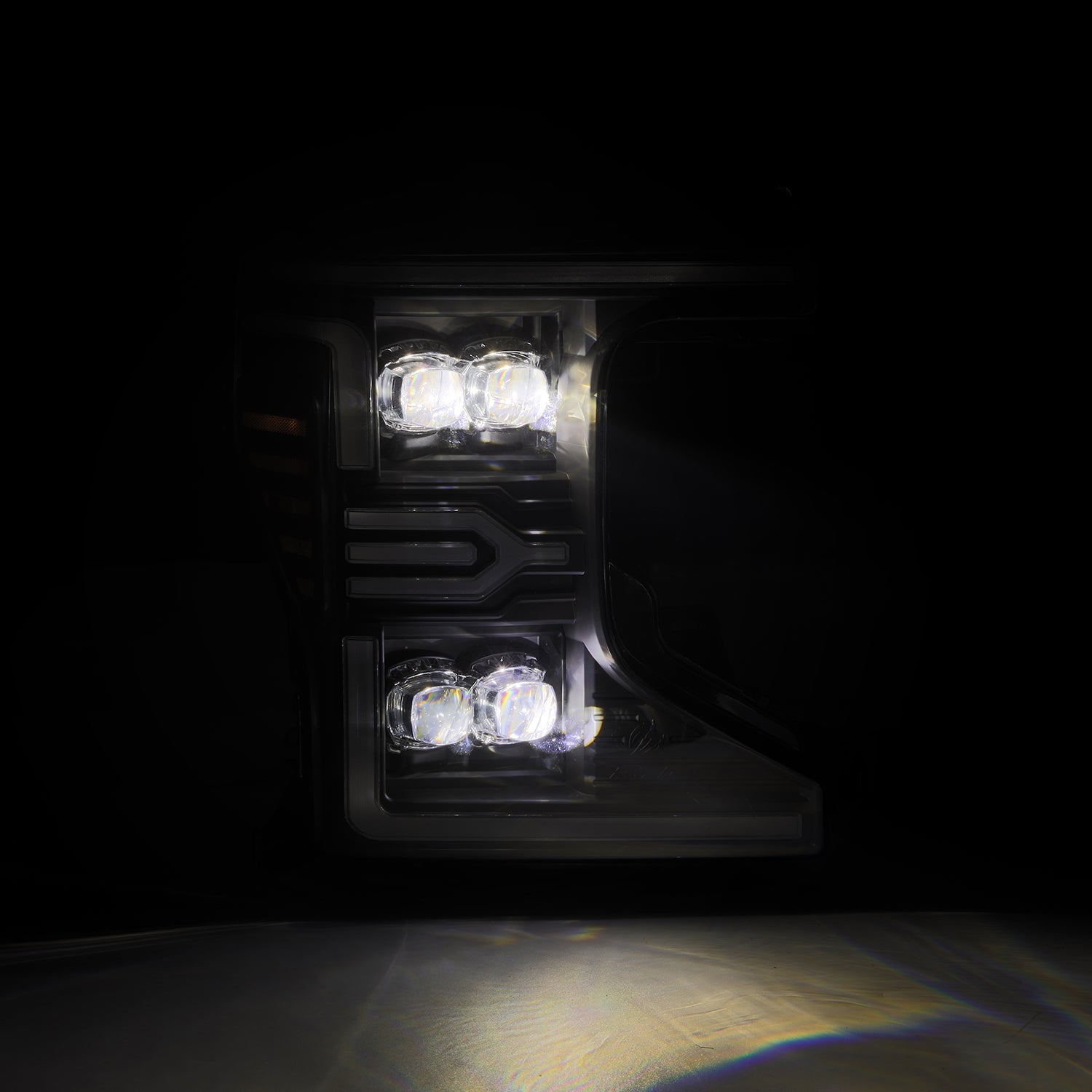 20-22 Ford F-250/350/450/550 Super Duty NOVA-Series LED Projector Headlights Black - Apollo Off-Road