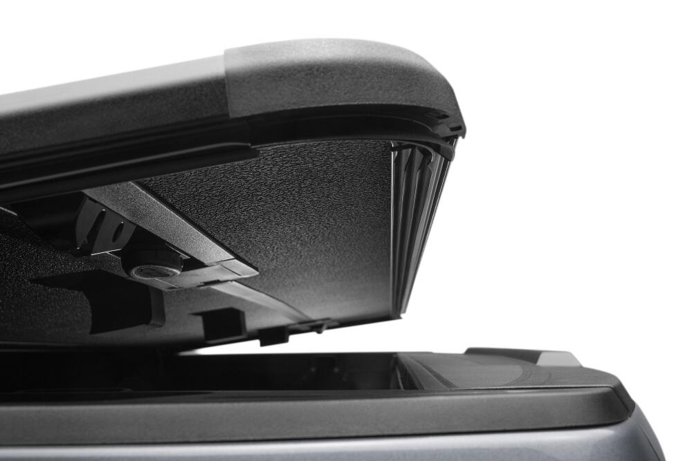 Solid Fold ALX Tonneau Cover Black Textured Paint 2019 (New Body Style)-2026 Silverado/Sierra 1500 6' 7 inch Bed without Factory Side Storage Boxes without CarbonPro Bed with or without MultiPro/MultiFlex Tailgate Extang