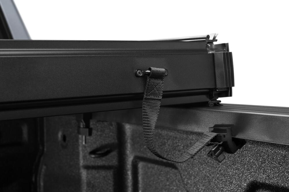 Solid Fold ALX Tonneau Cover Black Textured Paint 2020-2026 Silverado/Sierra 2500 HD/3500 HD 6' 9 inch Bed without Factory Side Storage Boxes Extang