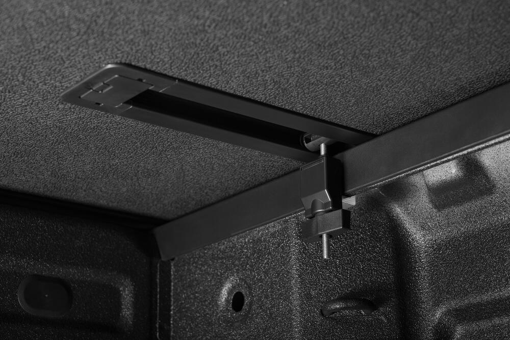 Solid Fold ALX Tonneau Cover Black Textured Paint 2020-2026 Silverado/Sierra 2500 HD/3500 HD 6' 9 inch Bed without Factory Side Storage Boxes Extang
