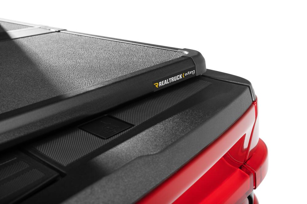 Solid Fold ALX Tonneau Cover Black Textured Paint 2021-2026 Ford F-150 5' 7 inch Bed (Includes Lightning) Extang