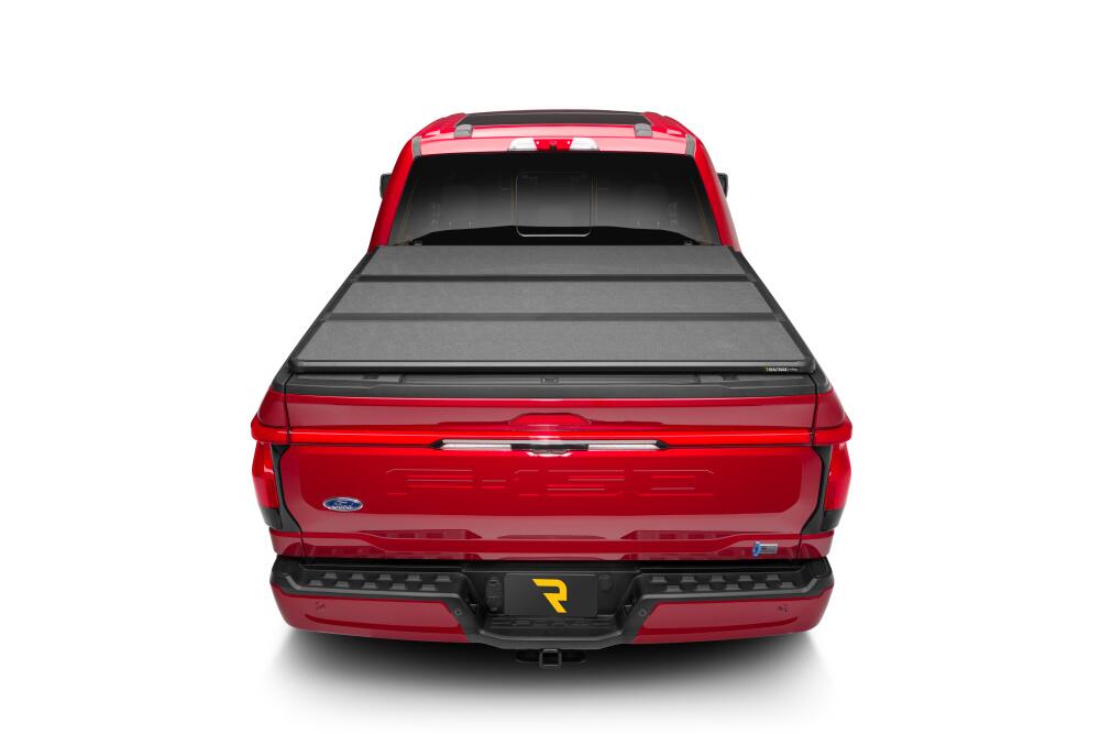 Solid Fold ALX Tonneau Cover Black Textured Paint 2021-2026 Ford F-150 5' 7 inch Bed (Includes Lightning) Extang