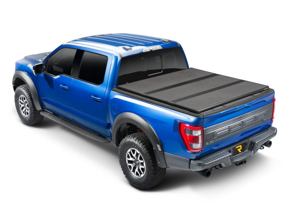 Solid Fold ALX Tonneau Cover Black Textured Paint 2020-2025 Jeep Gladiator (JT) without Trail Rail System Extang