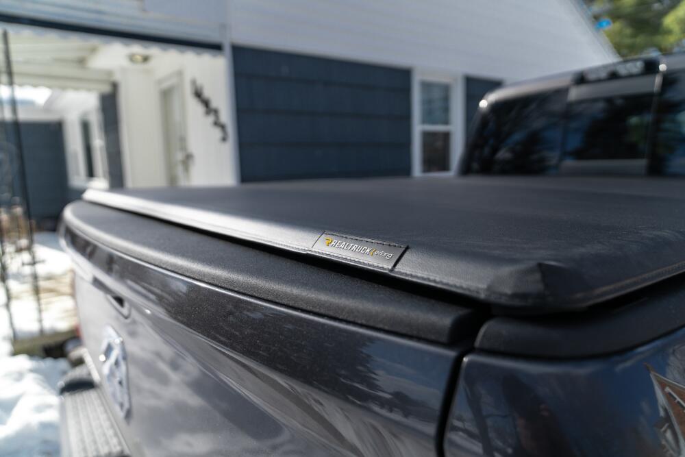Trifecta ALX Tonneau Cover Black Leather Grained Fabric 2009-2018 (2019-2023 Classic) Ram 1500/2010-2024 2500/3500 8' Bed Extang