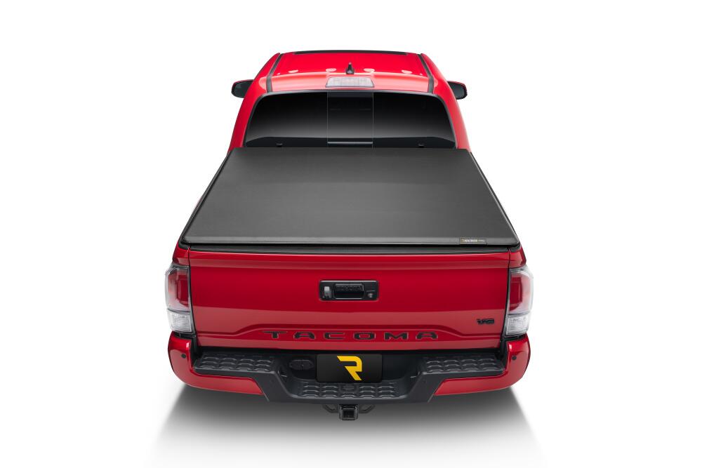 Trifecta ALX Tonneau Cover Black Leather Grained Fabric 2022-2026 Toyota Tundra 6' 7 inch Bed with Deck Rail System Extang