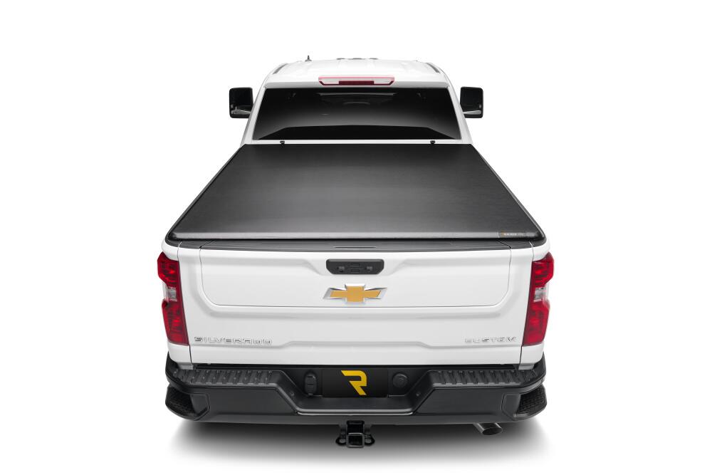 Trifecta ALX Tonneau Cover Black Leather Grained Fabric 2020-2026 Silverado/Sierra 2500 HD/3500 HD 6' 9 inch Bed without Factory Side Storage Boxes Extang