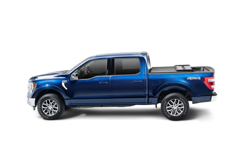 Trifecta ALX Tonneau Cover Black Leather Grained Fabric 2021-2026 Ford F-150 5' 7 inch Bed (Includes Lightning) Extang