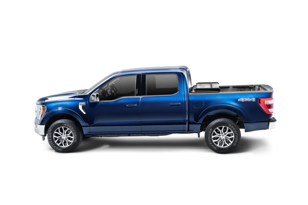 Trifecta ALX Tonneau Cover Black Leather Grained Fabric 2021-2026 Ford F-150 5' 7 inch Bed (Includes Lightning) Extang