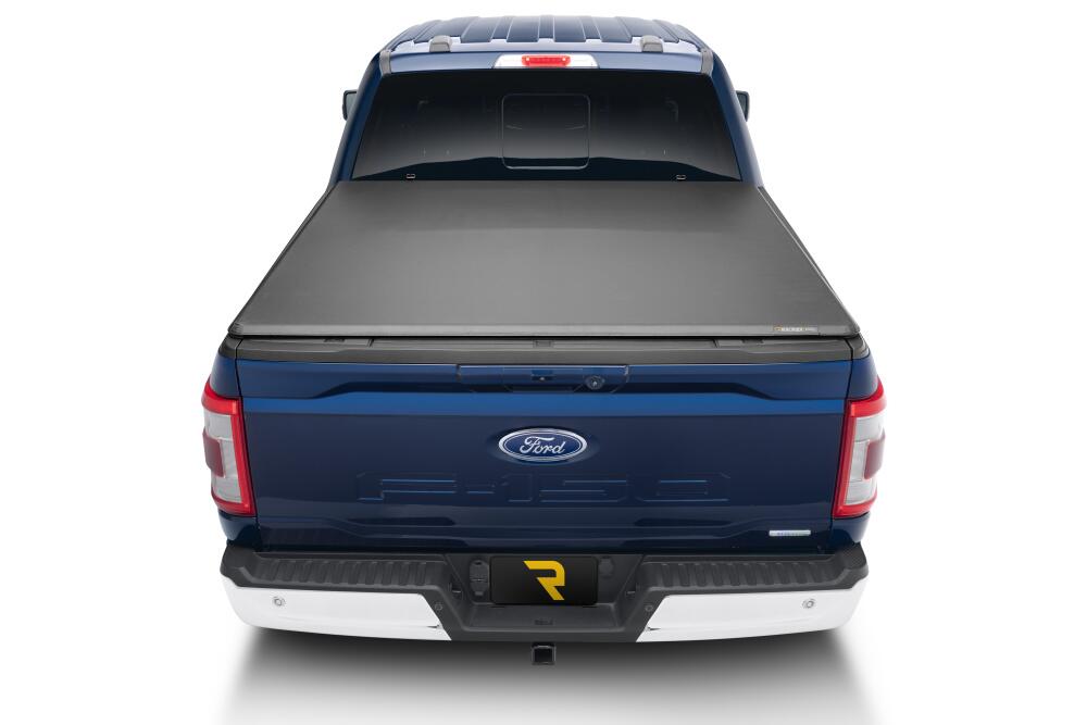 Trifecta ALX Tonneau Cover Black Leather Grained Fabric 2021-2026 Ford F-150 5' 7 inch Bed (Includes Lightning) Extang