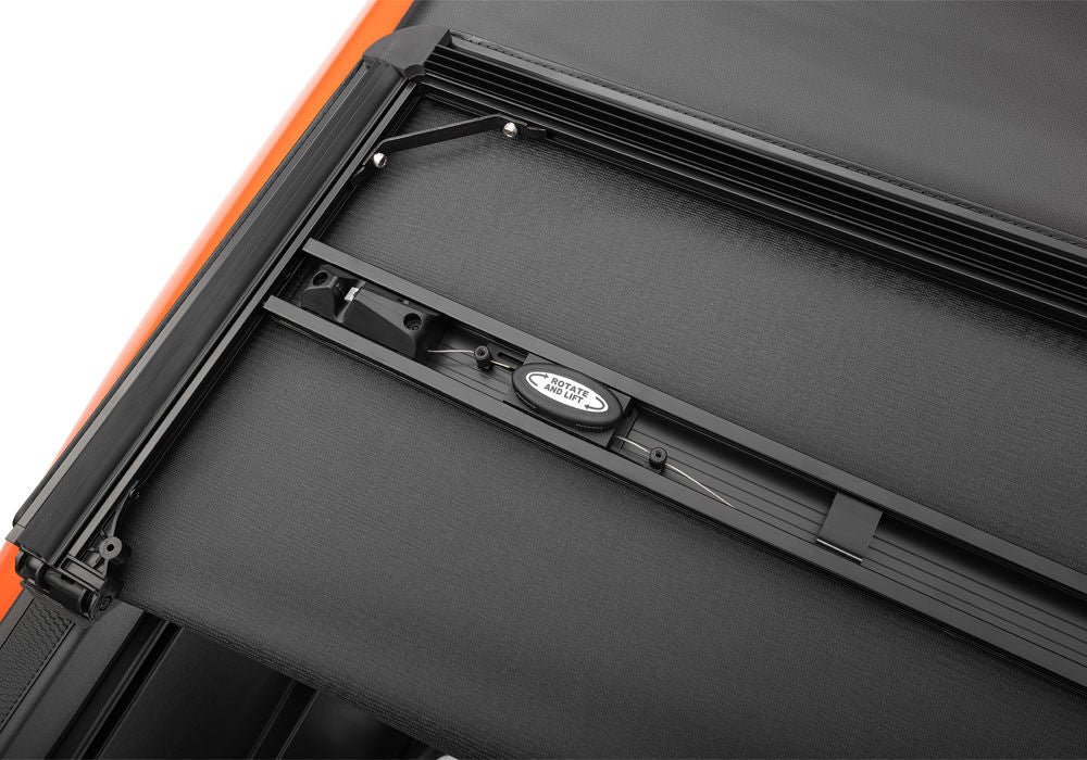 Trifecta ALX Tonneau Cover Black Leather Grained Fabric 2024-2026 Toyota Tacoma 6' 2 inch Bed Extang