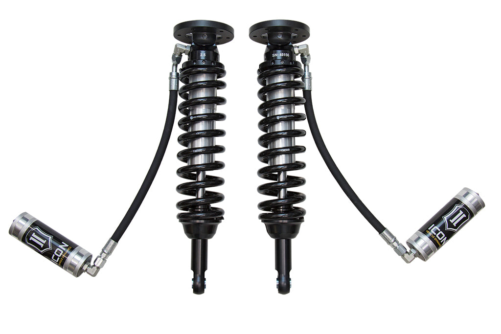 2009-2013 Ford F-150 4WD 1.75-2.63 Inch Lift Front V.S. 2.5 Series Coilover Kit Remote Reservoir Icon Vehicle Dynamics