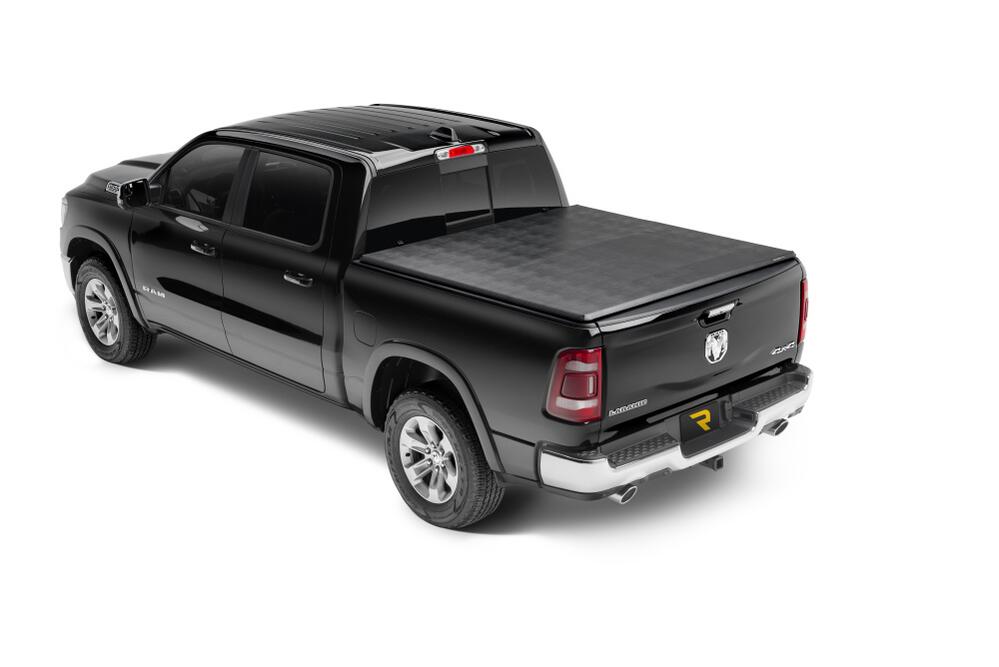 Trifecta 2.0 Tonneau Cover Black Leather Grained Fabric 2019-2026 (New Body Style) Ram 5' 7 inch Bed without RamBox with or without Multifunction Tailgate Extang