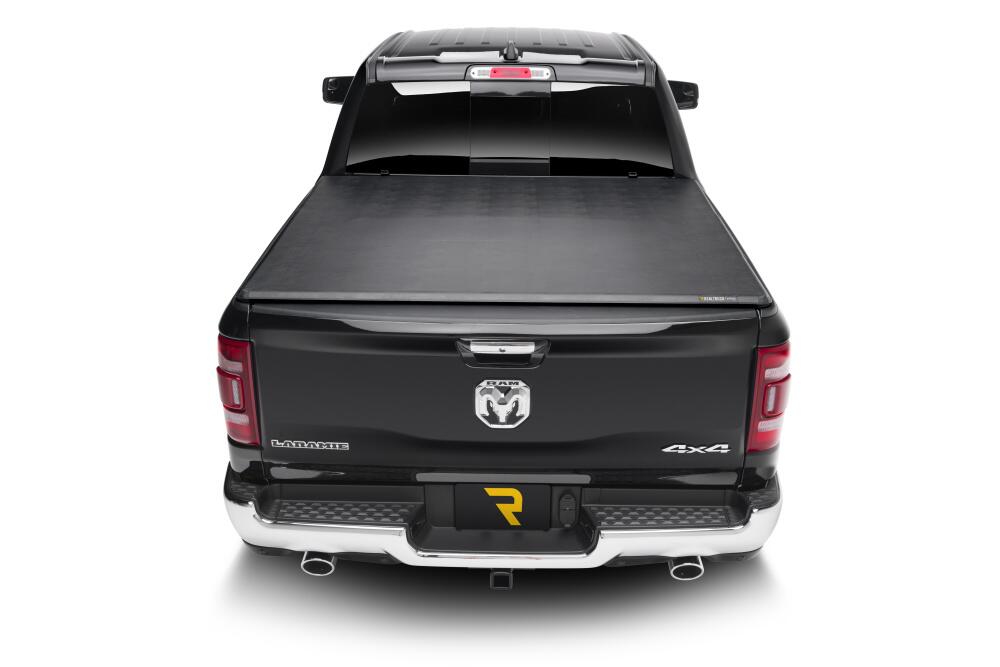Trifecta 2.0 Tonneau Cover Black Leather Grained Fabric 2019-2026 (New Body Style) Ram 5' 7 inch Bed without RamBox with or without Multifunction Tailgate Extang