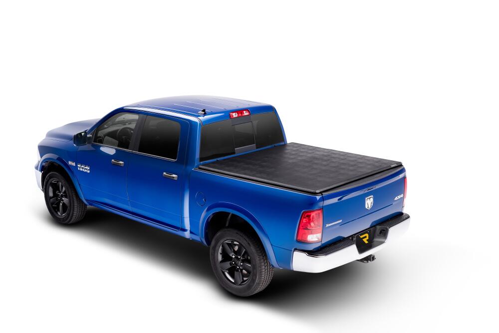 Trifecta 2.0 Tonneau Cover Black Leather Grained Fabric 2012-2018 (2019-2024 Classic) Ram 1500/2012-2019 2500/3500 6' 4 inch Bed with RamBox Extang