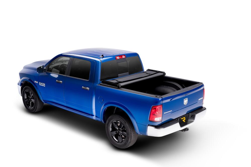 Trifecta 2.0 Tonneau Cover Black Leather Grained Fabric 2012-2018 (2019-2024 Classic) Ram 1500/2012-2019 2500/3500 6' 4 inch Bed with RamBox Extang
