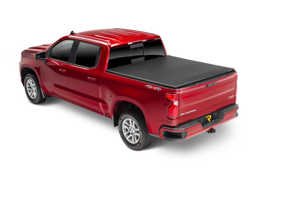 Trifecta 2.0 Tonneau Cover Black Leather Grained Fabric 2019 (New Body Style)-2026 Silverado/Sierra (without CarbonPro Bed) 5' 9 inch Bed without Factory Side Storage Boxes with or without MultiPro/MultiFlex Tailgate Extang