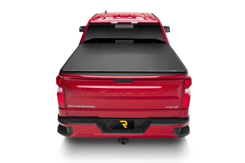 Trifecta 2.0 Tonneau Cover Black Leather Grained Fabric 2019 (New Body Style)-2026 Silverado/Sierra 1500 6' 7 inch Bed without Factory Side Storage Boxes without CarbonPro Tailgate with or without MultiPro/MultiFlex Tailgate Extang