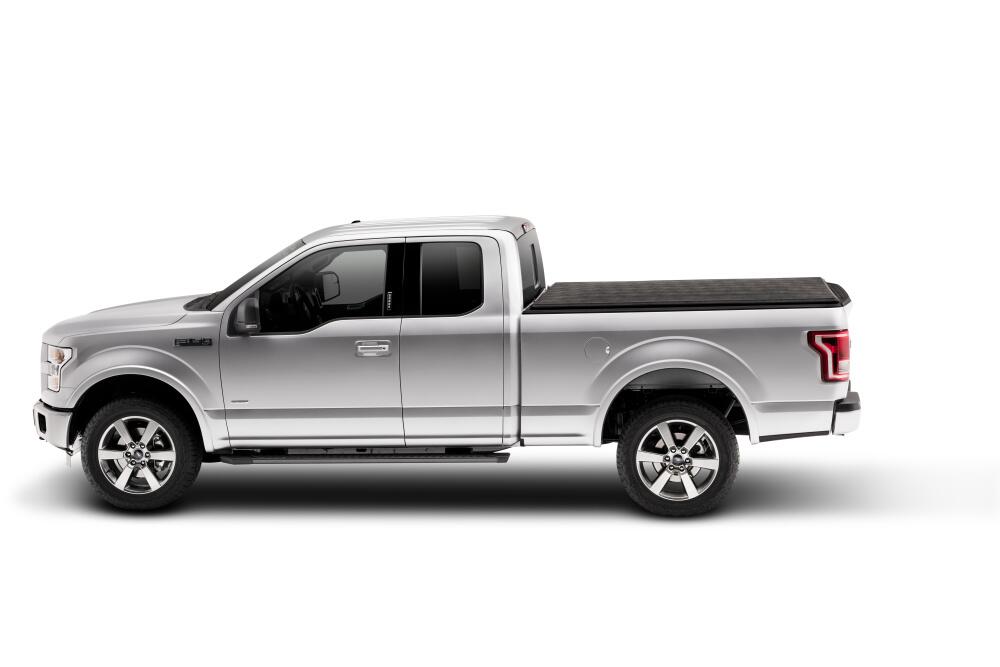 Trifecta 2.0 Tonneau Cover Black Leather Grained Fabric 2015-2020 Ford F-150 5' 7 inch Bed Extang