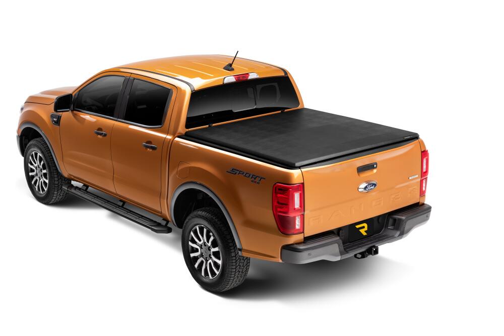 Trifecta 2.0 Tonneau Cover Black Leather Grained Fabric 2019-2023 Ford Ranger 5' Bed Extang