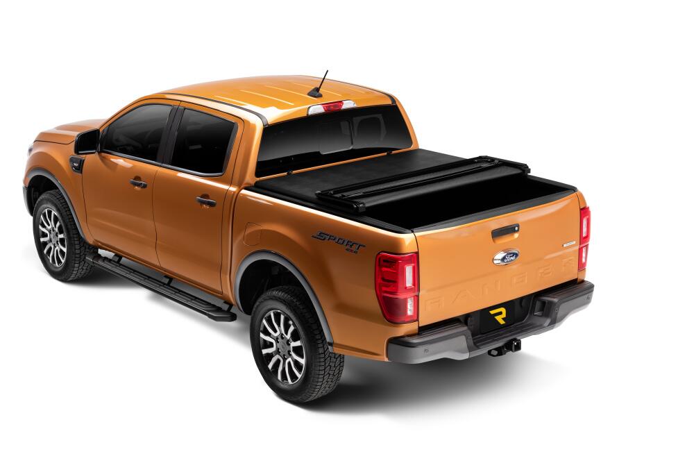 Trifecta 2.0 Tonneau Cover Black Leather Grained Fabric 2019-2023 Ford Ranger 5' Bed Extang