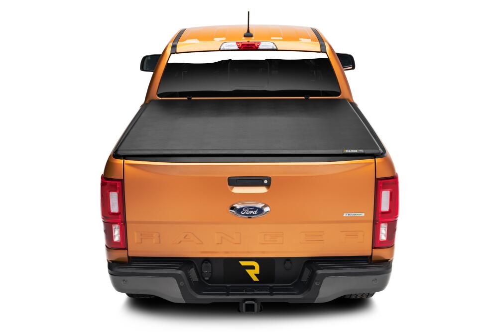 Trifecta 2.0 Tonneau Cover Black Leather Grained Fabric 2019-2023 Ford Ranger 5' Bed Extang