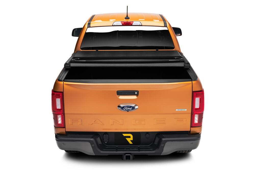 Trifecta 2.0 Tonneau Cover Black Leather Grained Fabric 2019-2023 Ford Ranger 5' Bed Extang
