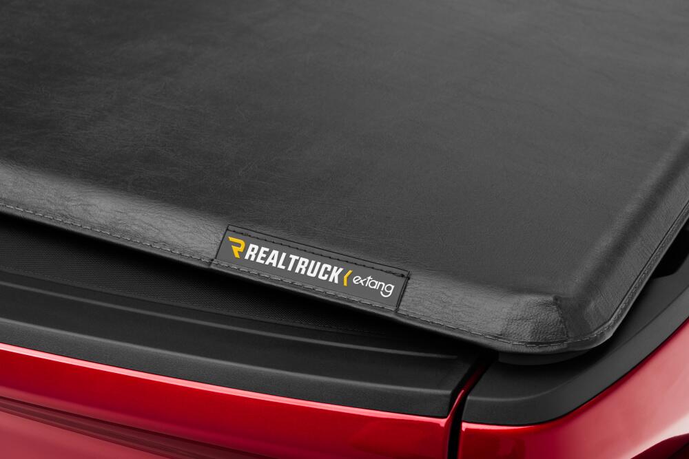 Trifecta 2.0 Tonneau Cover Black Leather Grained Fabric 2020-2026 Silverado/Sierra 2500 HD/3500 HD 8' Bed without Factory Side Storage Boxes Extang