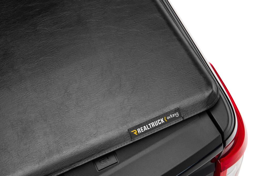 Trifecta 2.0 Tonneau Cover Black Leather Grained Fabric 2021-2026 Ford F-150 5' 7 inch Bed (Includes Lightning) Extang