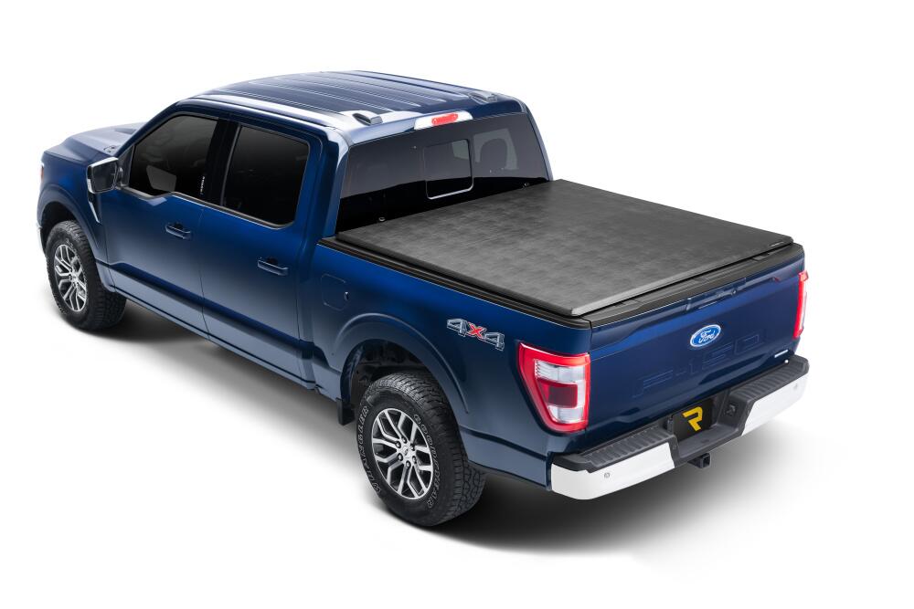 Trifecta 2.0 Tonneau Cover Black Leather Grained Fabric 2021-2026 Ford F-150 6' 7 inch Bed Extang