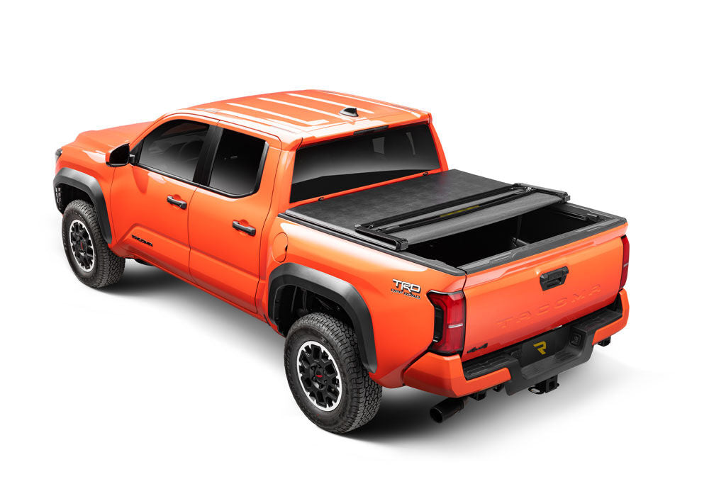 Trifecta 2.0 Tonneau Cover Black Leather Grained Fabric 2024-2026 Toyota Tacoma 6' 2 inch Bed Extang
