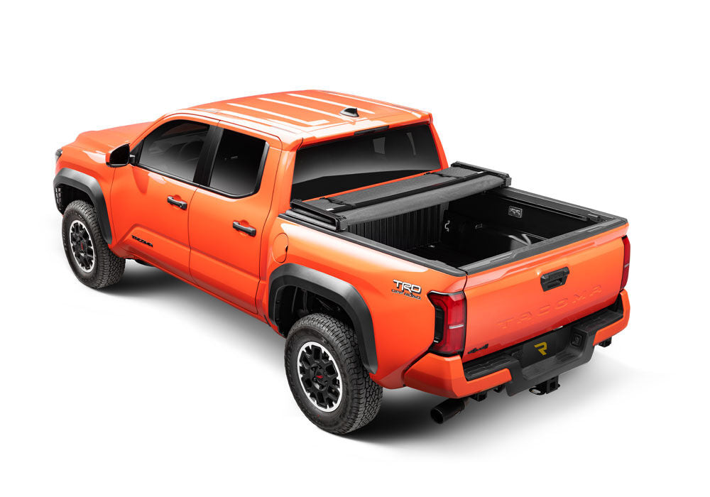 Trifecta 2.0 Tonneau Cover Black Leather Grained Fabric 2024-2026 Toyota Tacoma 6' 2 inch Bed Extang