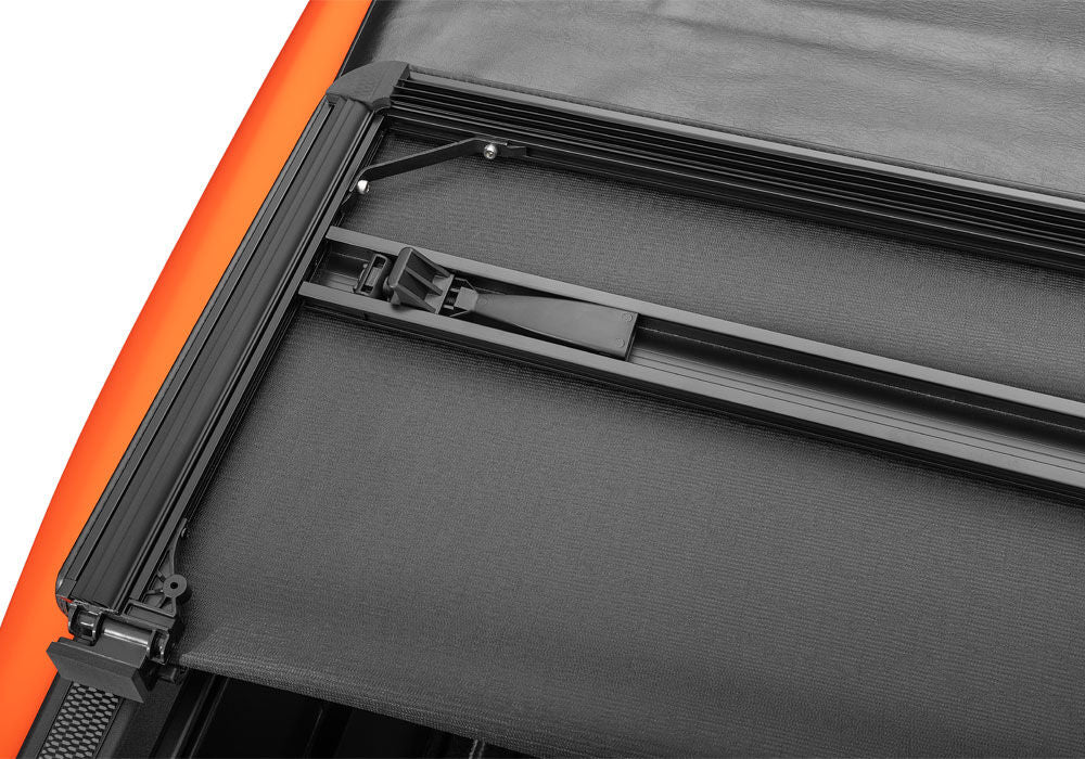 Trifecta 2.0 Tonneau Cover Black Leather Grained Fabric 2024-2026 Toyota Tacoma 6' 2 inch Bed Extang