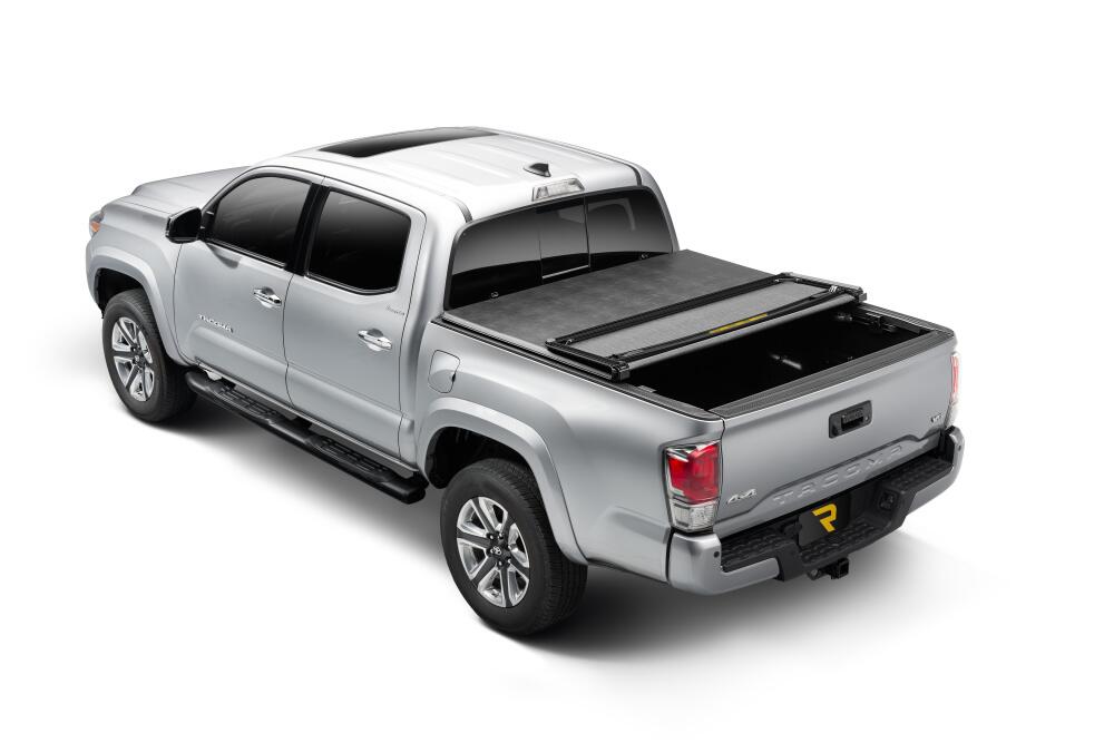 Trifecta 2.0 Tonneau Cover Black Leather Grained Fabric 2016-2023 Toyota Tacoma 6' Bed Extang