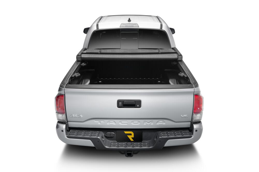 Trifecta 2.0 Tonneau Cover Black Leather Grained Fabric 2005-2015 Toyota Tacoma 5' Bed Extang