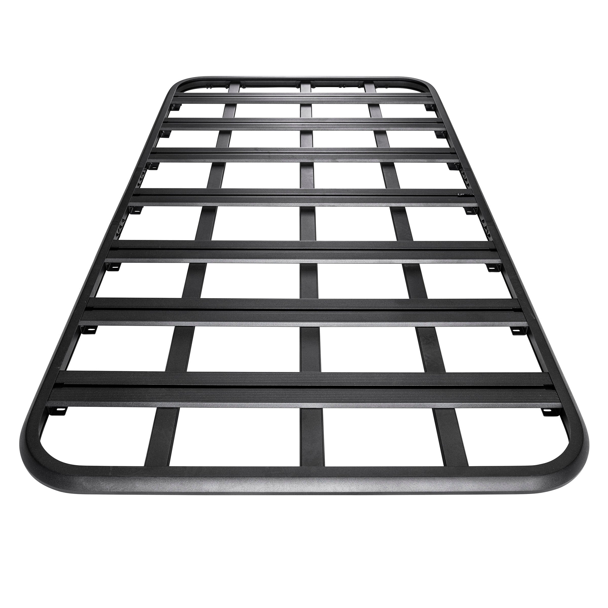 Defender Platform Roof Rack 50 Inch Wide x 94 Inch Long x 2 Inch Sides Smittybilt