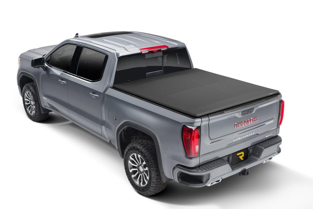 Trifecta Signature 2.0 Tonneau Cover Black Acrylic Canvas 2020-2026 Silverado/Sierra 2500 HD/3500 HD 6' 9 inch Bed without Factory Side Storage Boxes Extang