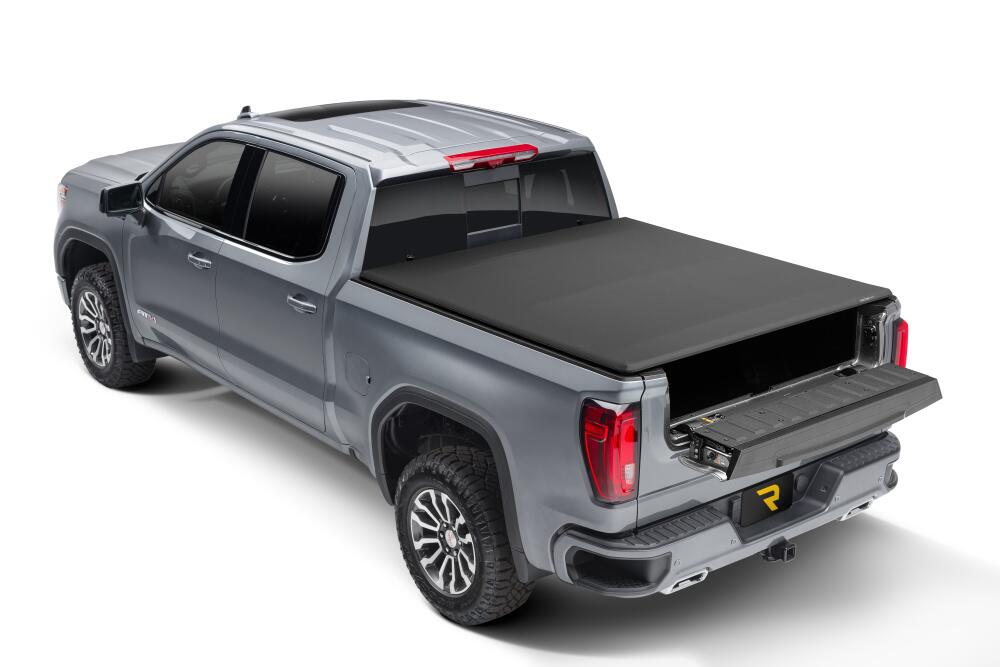 Trifecta Signature 2.0 Tonneau Cover Black Acrylic Canvas 2020-2026 Silverado/Sierra 2500 HD/3500 HD 6' 9 inch Bed without Factory Side Storage Boxes Extang