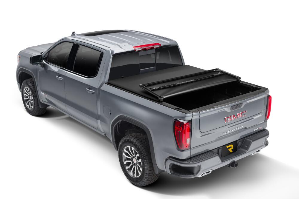 Trifecta Signature 2.0 Tonneau Cover Black Acrylic Canvas 2020-2026 Silverado/Sierra 2500 HD/3500 HD 6' 9 inch Bed without Factory Side Storage Boxes Extang
