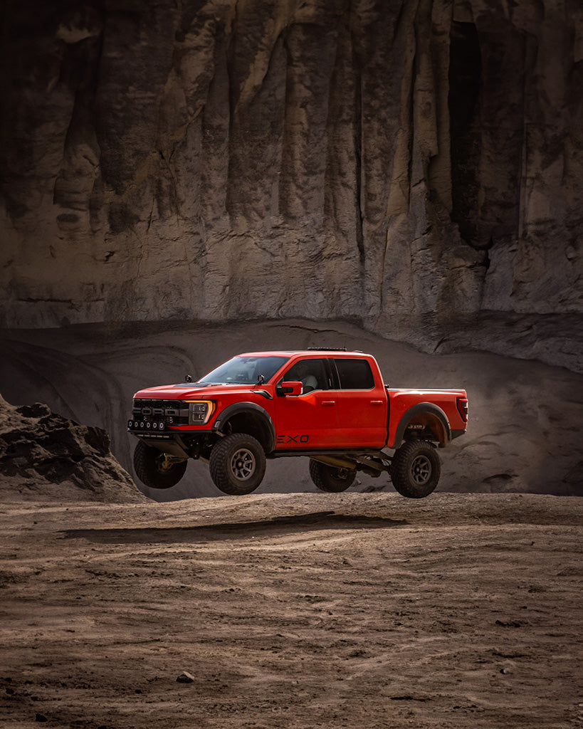 2021-2025 Ford F-150 Raptor Driver Rear V.S. 3.0 Series Zeta Bypass RXT Shock Absorber Remote Reservoir W/ CDEV Icon Vehicle Dynamics